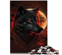 Wolf 1000 Piece Adult Puzzles Wood Jigsaw Difficult and Challenge 19.7x29.5inch Jigsaw Puzzles for Adults Puzzle