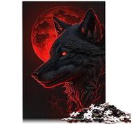 Wolf 1000 Piece Jigsaw Puzzles for Adult Wooden Jigsaw Difficult Hard Jigsaw Puzzles 50x75cm