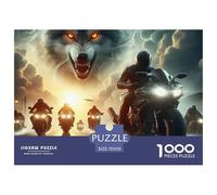 Wolf 1000 Pièce Puzzle Jeu ÉduChatif Créatif Jigsaw Puzzles Jeu De Défi Unique pour Adultes Et Enfants 70x50cm/1000pcs