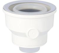 Wolf Luft- / conduit de fumées 2651733 DN 60/100 à DN 80 / 125, transition, enfichable, blanc