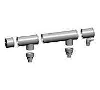 Wolf 2651826 DN 110/160, indépendant de l'air ambiant, pour cascade, blanc