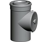Wolf air/fumées match0 2651552 DN 110/160, 250 mm, enfichable, avec trappe de visite