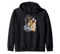Wolf Alpha Dominant Coquette Catholique Sacrée Vintage Kitsch Sweat à Capuche