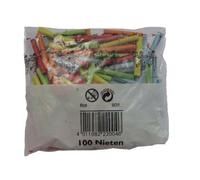 Wolf & Appenzeller 220100 Lot De 100 Papillotes De Loterie Perdantes Coloris Assortis