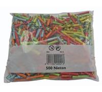 Wolf & Appenzeller 220500 Papillotes 500 pièces Multicolore, Bunt