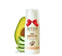 Wolf Belly - Baume Coussinets Chiens à Aloe Vera (100 ML) Crème Hydratante et Réparatrice | Protège du Froid et Neige | Vitamine E et Huile d’Avocat | sans Danger au Léchage - Fabriqué en Europe