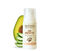 Wolf Belly - Baume Coussinets Chiens et Chats à Aloe Vera (100 ML) Crème Hydratante et Réparatrice | Protège du Froid et de Chaleur | Vitamine E et Huile d’Avocat | Sûr à Lécher - Fabriqué en Europe