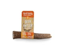 Wolf Belly - Bois de Cerf pour Chien 100% Naturel (Taille S) Jouet à Mâcher Durable | Hygiène Dentaire | sans Odeur, Riche en Calcium | Calme Stress et Anxiété - Origine Europe