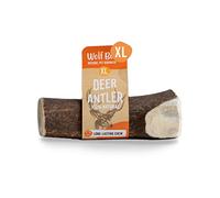 Wolf Belly - Bois de Cerf pour Chien 100% Naturel (Taille XL) Jouet à Mâcher Durable | Hygiène Dentaire | sans Odeur, Riche en Calcium | Calme Stress et Anxiété - Origine Europe