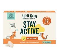 Wolf Belly - Complement Alimentaire pour Chiens et Chats Seniors +8 Ans (30 comprimés) Soutien Immunitaire et Énergétique | avec Vitamines B, C et E | Peau, Pelage et Vitalité - Fabriqué en Europe