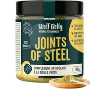 Wolf Belly - Complément Arthrose Chiens et Chats 100% Naturel (180 g) | Articulations solides, Anti-inflammatoire, Poudre de moule verte et MSM, Collagène et calcium, Fabriqué en Espagne