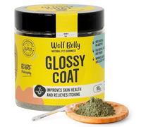Wolf Belly - Complément Peau Chien 100 % Naturel (180 g) avec Levure de Bière, Spiruline et Algues | Moins de Démangeaisons et Chute de Poils | Poil Brillant et Fort | Poudre - Fabriqué en Europe