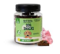 Wolf Belly - Friandises pour Chien 86% Dinde (80 uds) sans Céréales | Texture Moelleuse et Savoureuse | Snacks Naturels pour Dressage | Favorisent Digestion | Délicieux et Sains - Made in Europe