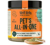 Wolf Belly - Multivitamines 8 en 1 Chiens et Chats 100% Naturel (180 g)