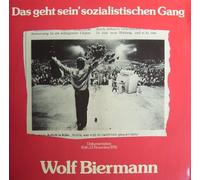 Wolf Biermann - Das geht sein' sozialistischen Gang (1976) / Vinyl record [Vinyl-LP]