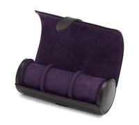 Wolf Blake Heritage Rouleaux à montres 3 montres Noir Cuir synthétique 305628 - Unisex - Cuir synthétique