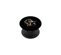 Wolf Blowing Wishes Pissenlit Forêt Wildlife Adventure PopSockets PopGrip Adhésif