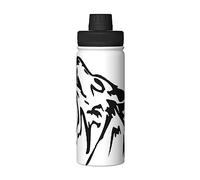 Wolf Bouteille d'eau isotherme de 532,3 ml, idéale pour le travail, la gym, le sport, les voyages