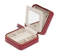 Wolf Caroline Zip Boîtes à bijoux Rouge 329972 - Femme - Genuine Leather