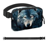 Wolf Ceinture de course à pied pour homme et femme, support de téléphone pour la course à pied, sac banane de course à pied, taille réglable, Multicolore 07, 1.5x9.0x5.9in/4x23x15cm