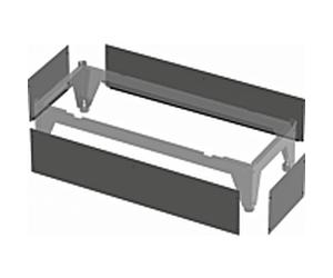 Wolf Cha couverture 9147102 pour console au sol CHA-Monoblock