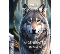 Wolf Coloring Book: Ai Generated Images