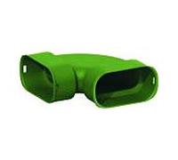 Wolf CWL Excellent Bogen 90 degrés, pour conduit plat, 50 x 100, horizontal