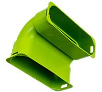 Wolf CWL Excellent Bogen 90 degrés, pour conduit plat, 50 x 140, vertical