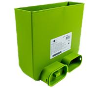 Wolf Cwl Wolf raccordement au sol 2576173 50 x 100 mm, 2 douilles, 220 mm