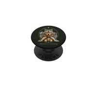 Wolf Dog Lover Mountain Night Mindset Nature Humeur PopSockets PopGrip Adhésif