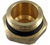 Wolf double mamelon réduit 2000 "-3/4" AG 2009025 laiton