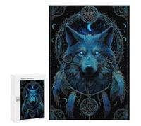 Wolf Dreamcatcher Wall Art Print-1 Puzzle 1000 Pièces Educa Jouet en Bois Cadeau Unique Décoration Intérieure Jeu Éducatif Challenge Toy Adultes Et Enfants À Partir De 14 Ans 300 PCS