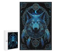 Wolf Dreamcatcher Wall Art Print-1 Puzzle 1000 Pièces Educa Jouet en Bois Cadeau Unique Décoration Intérieure Jeu Éducatif Challenge Toy Adultes Et Enfants À Partir De 14 Ans 1000 PCS