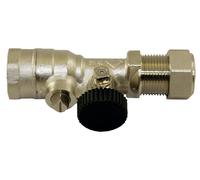 Wolf Durchgangswartungshahn 3/4 " Avec Kfe-Robinet,Montage Apparent,Chrome