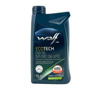 WOLF EcoTech 0W-16 SP/RC G6 XFE ILSAC GF-6B, API SN Plus, 3X1 Litre