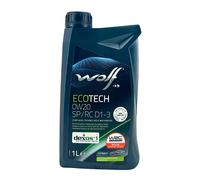 WOLF Ecotech 0W-20 Sp / RC D1-3 Ilsac GF-6A, dexos1 Gen3,1 Litre