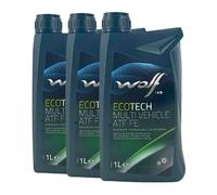 WOLF Ecotech Multi Véhicule Atf Fe Transmission Dexron HP, Dexron VI, 3x1 Litre