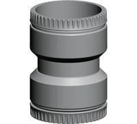 Wolf Elément Connecteur DN83 Couplage pour 2 Flexible Tuyaux