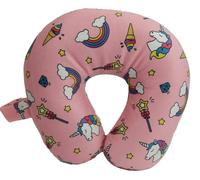 Wolf Essentials Oreiller Tour de Cou en Microfibre Douce et Confortable pour Enfants, Compact, Parfait pour Les Voyages en Avion ou en Voiture, Tous Ses favoris