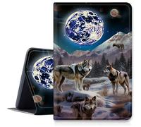 Wolf Family Étui pour iPad Air 3ème génération 2019/iPad Pro 10,5" 2017, résistant aux chocs, pliable en cuir synthétique, support réglable avec mise en veille/réveil automatique pour iPad Air 3ème