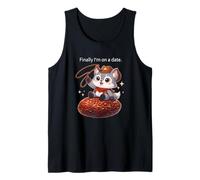 Wolf Finally I'm on a Date Funny Kawaii Anime Cute Débardeur