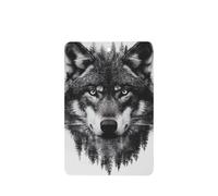 Wolf Forest Lot de 4 désodorisants double exposition pour voiture, cartes parfumées à suspendre, cartes parfumées pour tablettes d'aromathérapie de voiture
