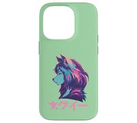 Wolf Furry Animal Girl Cute Anime Manga Retro Japon Coque pour iPhone 14 Pro