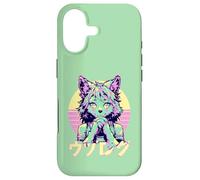 Wolf Furry Animal Girl Cute Anime Manga Retro Japon Coque pour iPhone 17