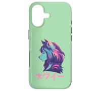Wolf Furry Animal Girl Cute Anime Manga Retro Japon Coque pour iPhone 17