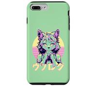Wolf Furry Animal Girl Cute Anime Manga Retro Japon Coque pour iPhone 7 Plus/8 Plus
