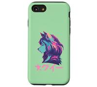 Wolf Furry Animal Girl Cute Anime Manga Retro Japon Coque pour iPhone SE (2020) / 7/8
