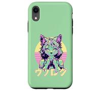 Wolf Furry Animal Girl Cute Anime Manga Retro Japon Coque pour iPhone XR