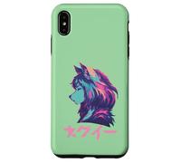 Wolf Furry Animal Girl Cute Anime Manga Retro Japon Coque pour iPhone XS Max