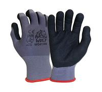 Wolf Gants multi-usages avec revêtement en mousse nitrile ultra-fins Calibre 13